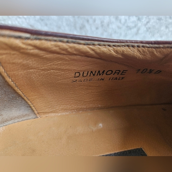 Bally Vintage Mens Brown Leather Dunmore Shoes Size 10.5D - Picture 5 of 9